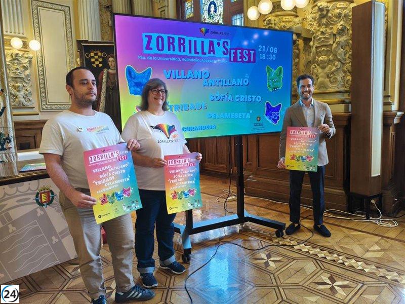 Zorrilla's Fest cerrará las celebraciones del Día del Orgullo en Valladolid el 21.