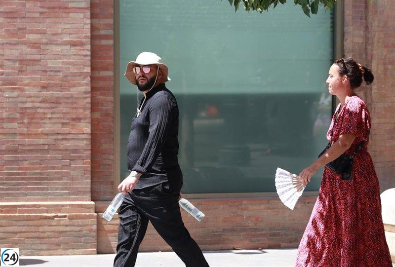 Cuatro provincias de Castilla y León en alerta amarilla por calor, mientras que dos enfrentarán tormentas.
