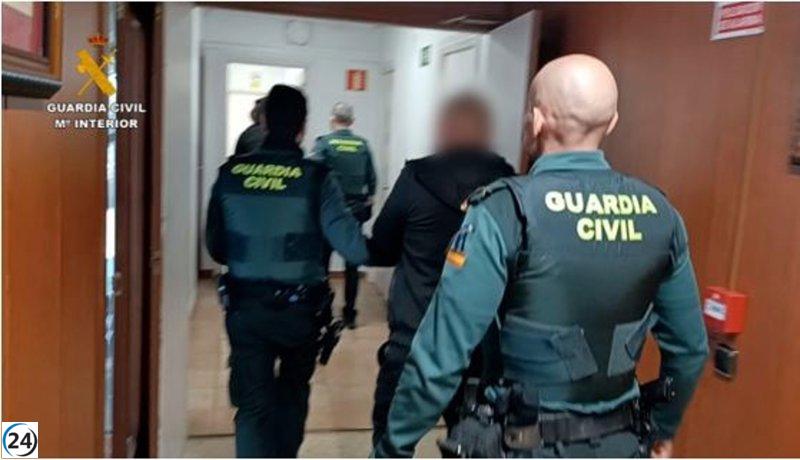 Cuatro criminales arrestados por el robo de 10.900 metros de cable de cobre.