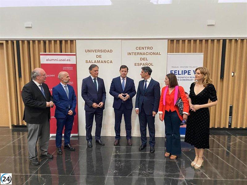 Mañueco destaca la importancia de Felipe VI para la estabilidad del país.