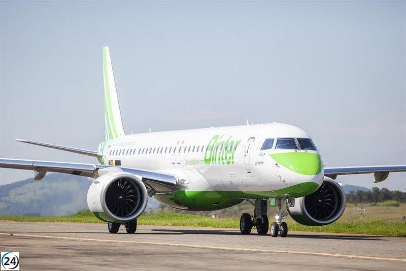 Binter inicia vuelos directos entre Valladolid y Tenerife.