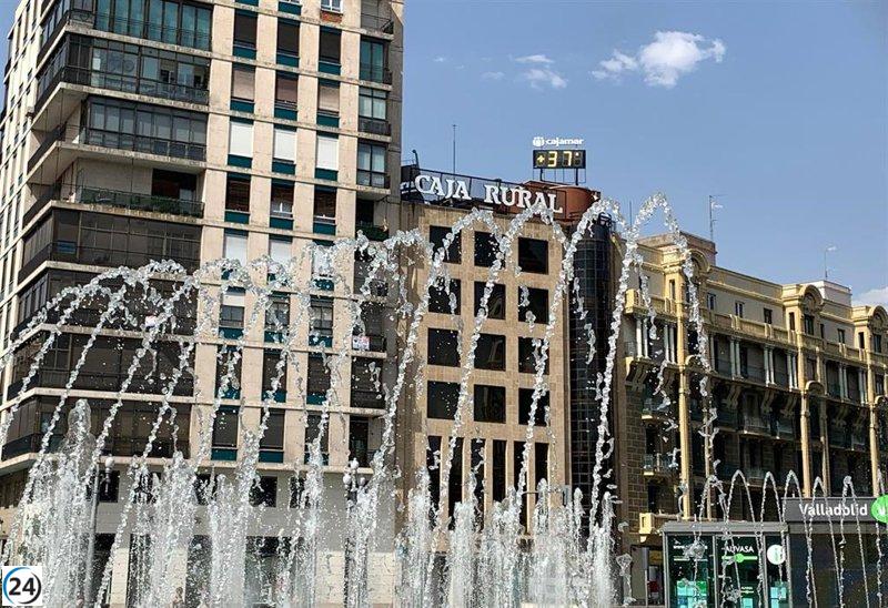 Valladolid registra un inusual 23ºC en la mínima más alta de julio.