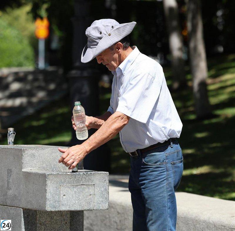 Ávila en alerta amarilla por calor, a pesar de la caída de temperaturas este lunes.