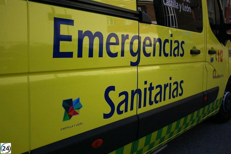 Accidente en la SG-332 en Navas de Oro deja un herido.