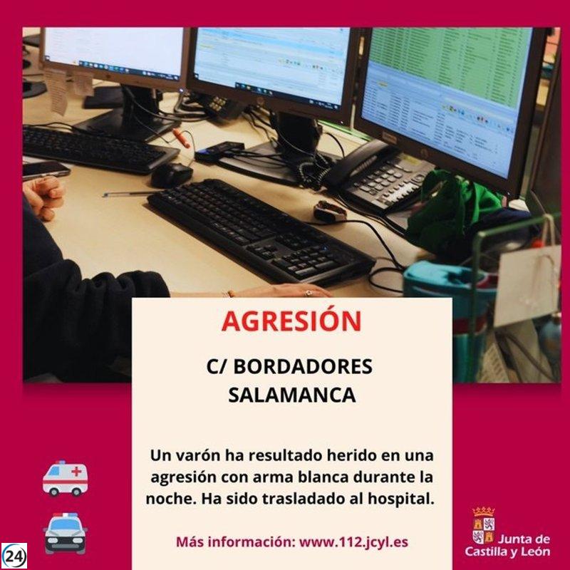 Hombre muere apuñalado en la calle Bordadores de Salamanca.