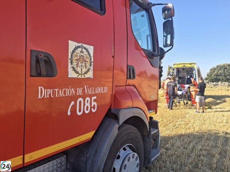 Accidente en Torrescárcela: un herido tras caer mientras fotografiaba.