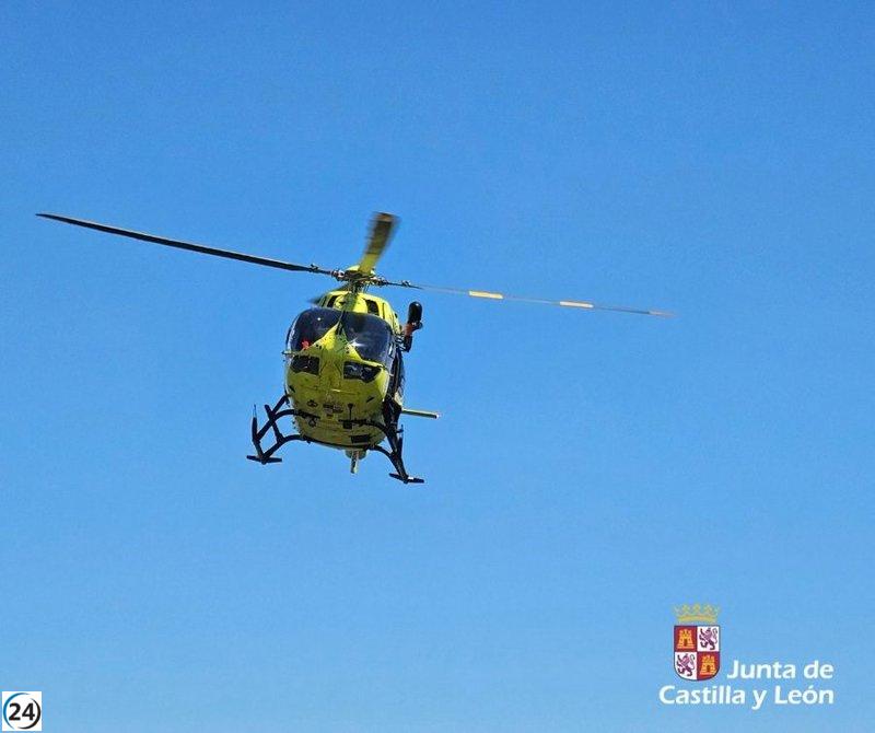 Hallan fallecido a un hombre de 72 años en un cuerpo de agua cerca de Villar de Mazarife, León.