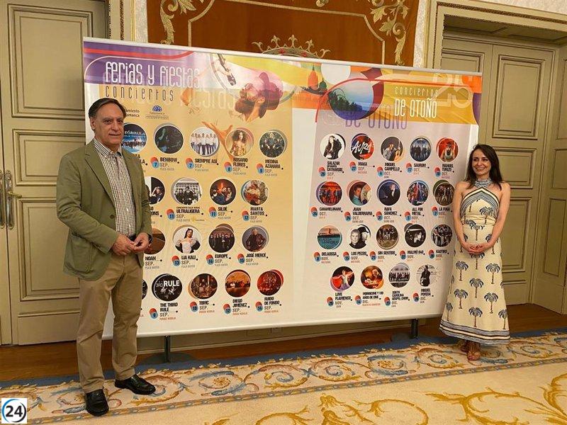 Salamanca 2025: Grandes nombres de la música en sus ferias, como Europe y Rosario Flores.