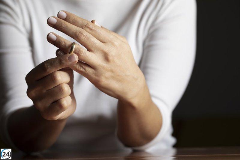 Aumento del 14,84% en divorcios y separaciones en Castilla y León: 3.536 en 2024.