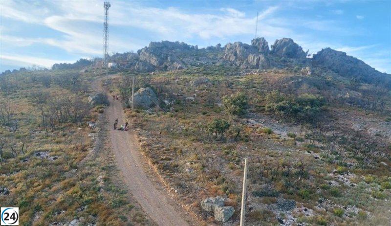 Anciana de 74 años es salvada tras sufrir una fractura en una ruta de Otero de Bodas, Zamora.