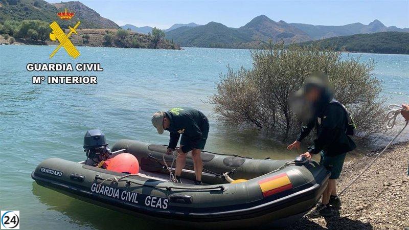 Operativo de búsqueda del hombre desaparecido en Candanedo se concentra en el embalse del Porma.