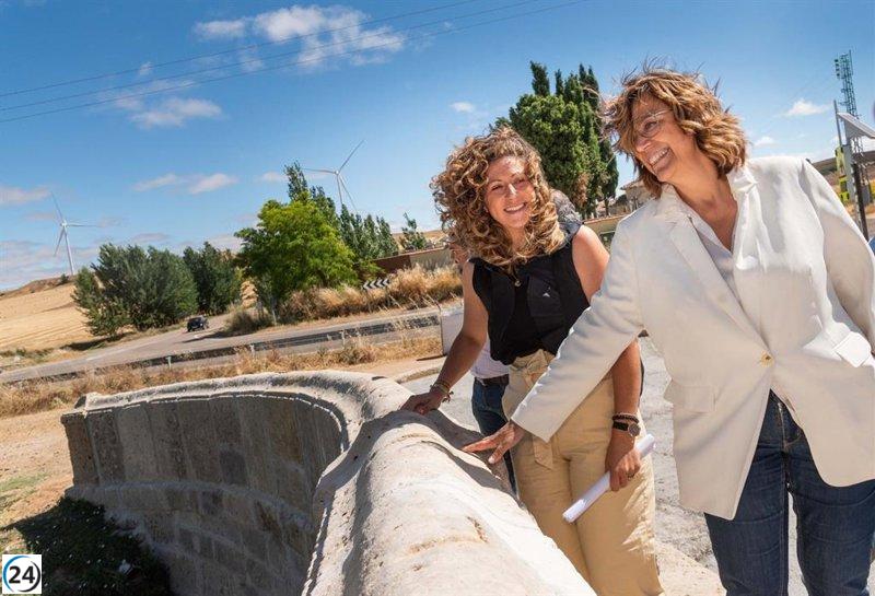 Villaumbrales restaura su puente histórico y optimiza la conexión con el Canal de Castilla.