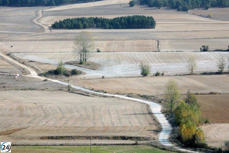 Inversión de 300.543 euros para modernizar caminos rurales en 42 localidades de Palencia.