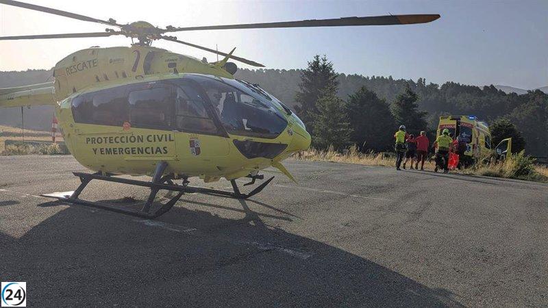 Tres jóvenes, incluido un niño, evacuados por problemas digestivos en un refugio de Gredos.