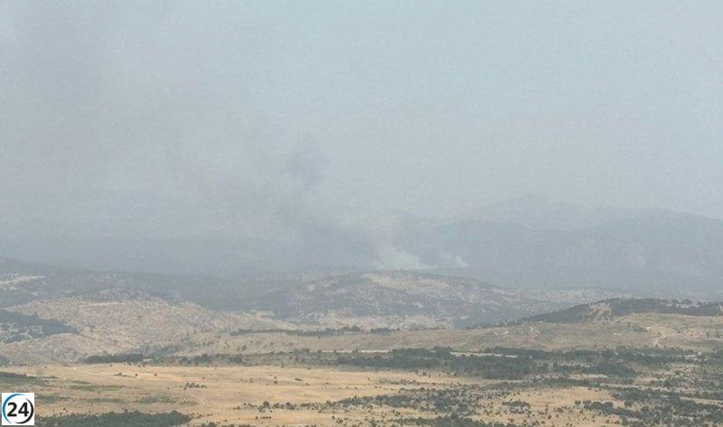 Emergencia IGR 1 por incendio en San Bartolomé de Pinares, Ávila.