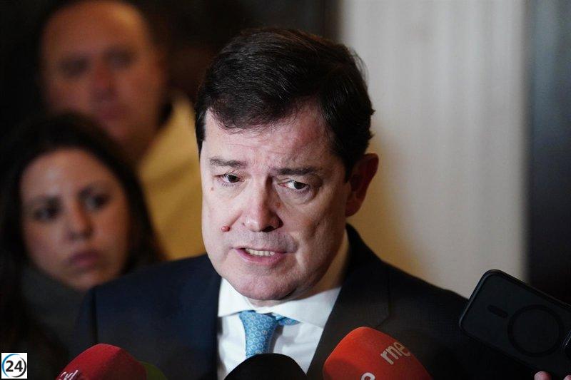 Mañueco advierte que muchos incendios en CyL son intencionados: 