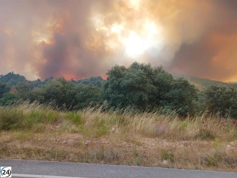 Quiñones asegura compensación veloz y generosa por daños del incendio en Las Médulas.