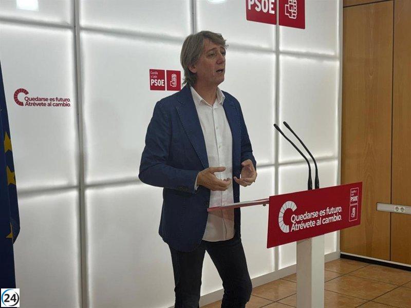 PSOE denuncia que el orgullo de Mañueco le frena en solicitar ayuda del Gobierno.