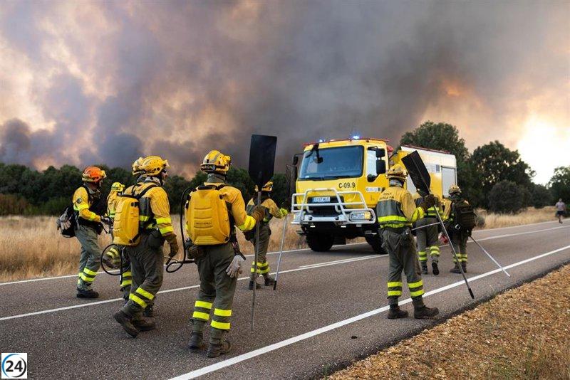 El incendio de Porto en Zamora alcanza el nivel de gravedad 2.