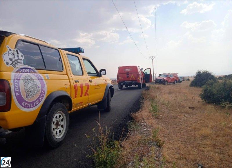 Vecinos de Urraca-Miguel de Ávila son reubicados tras la disminución del incendio de Herradón a nivel 1.