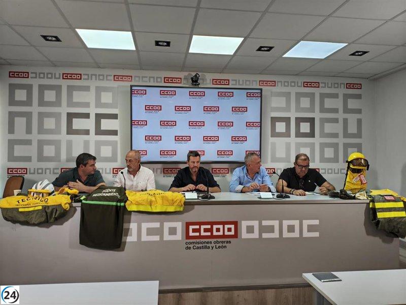 CCOO denuncia la falla en la gestión de incendios en Castilla y León y exige renuncias en Medio Ambiente y Presidencia.
