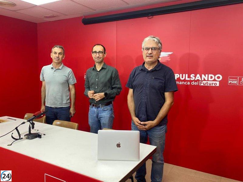 David Serrada acusa al presidente de la Diputación de Salamanca de ser el principal responsable de los incendios en la provincia.