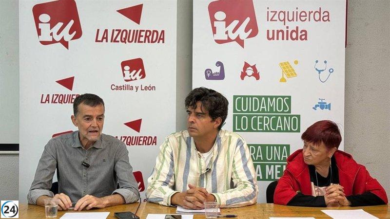 Maíllo (IU) critica a Mañueco: