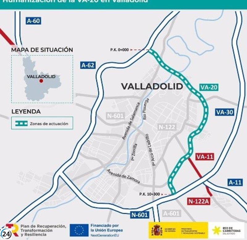 El Ministerio de Transportes invierte 12 millones en mejorar el paso para peatones y ciclistas de la VA-20.