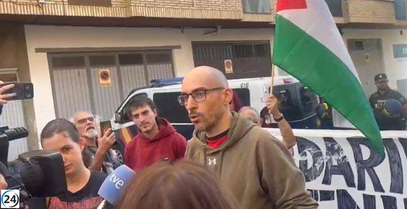 Detenido en crono de Valladolid aboga por la desobediencia civil ante la crisis en Gaza.