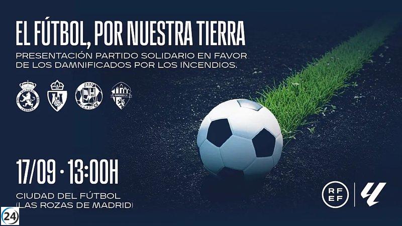 La RFEF y LaLiga unen fuerzas para ayudar a las regiones devastadas por incendios en Castilla y León y Galicia.