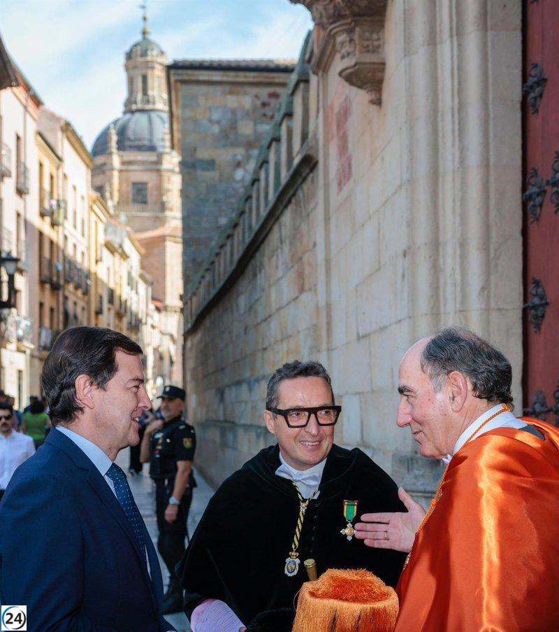Mañueco resalta un aumento del 27% en el apoyo financiero a universidades en seis años.