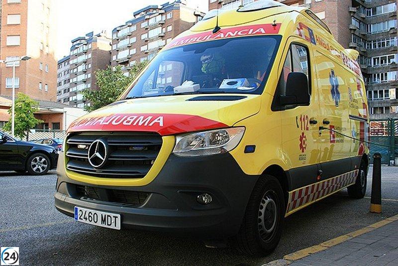 Dos motociclistas heridos en accidentes en Salamanca son evacuados.