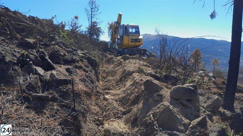 CHT arranca en Molbeltrán la restauración de áreas devastadas por incendios.