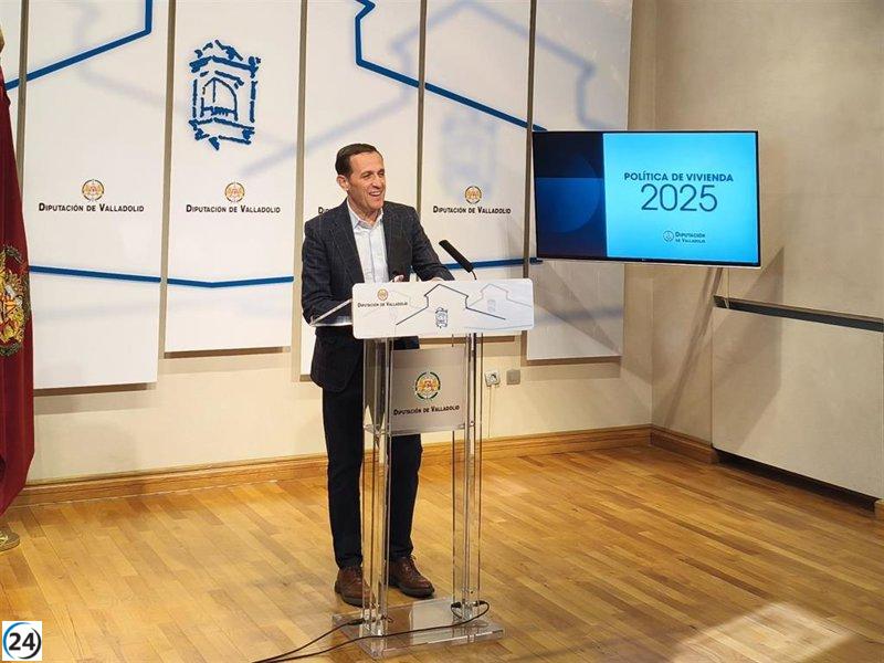 Diputación de Valladolid eleva su Plan de Vivienda a 4,6 millones con un aumento de 1,5 millones.