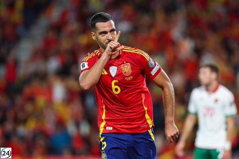 Merino y Pedri impulsan a España hacia el Mundial.