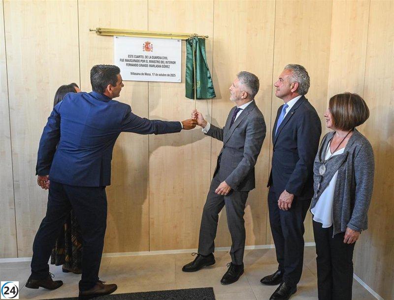 Marlaska presenta el cuartel renovado de la Guardia Civil en Villasana.