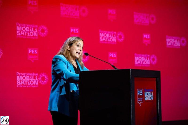 Iratxe García conquista nuevamente la vicepresidencia del Partido Socialista Europeo.