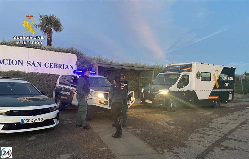 Búsqueda en San Cebrián: Guardia Civil y drones rastrean a un vecino desaparecido.
