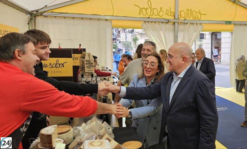 ‘Tierra de Sabor’ convierte la calle Santiago de Valladolid en un festín culinario de Castilla y León para la Seminci.