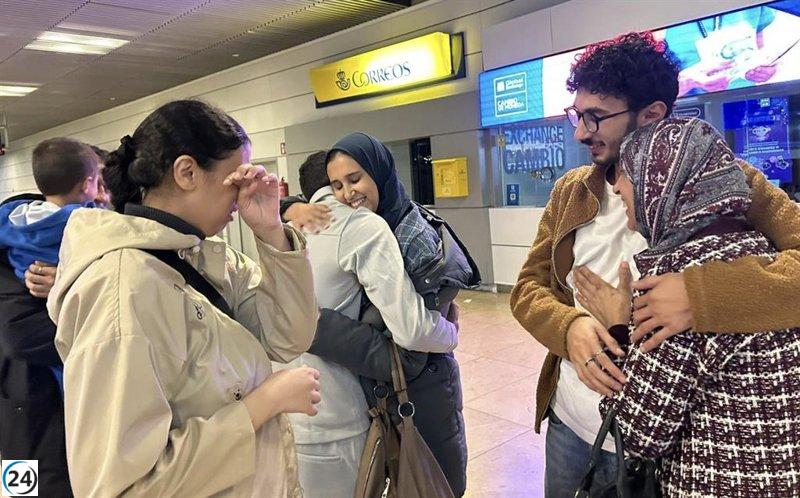 Familia de Fayad, originario de Valladolid, finalmente llega a España tras dos años en Gaza.