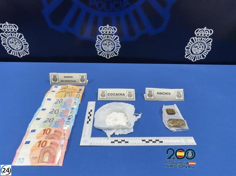 Detienen a pareja con drogas durante control de seguridad en Paseo de San Vicente.