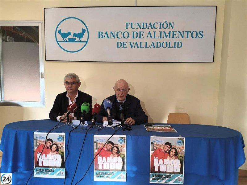 Banco de Alimentos de Valladolid incrementa esfuerzo en su Gran Recogida para ayudar a 8.000 beneficiarios en creciente necesidad.