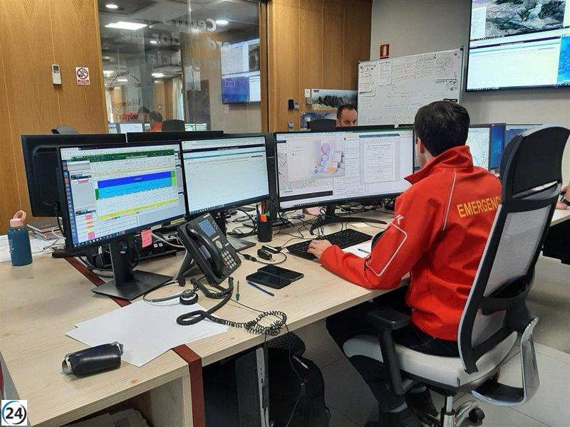 Desplazan a dos guardias civiles por su papel en un incendio en Villadiego, Burgos.