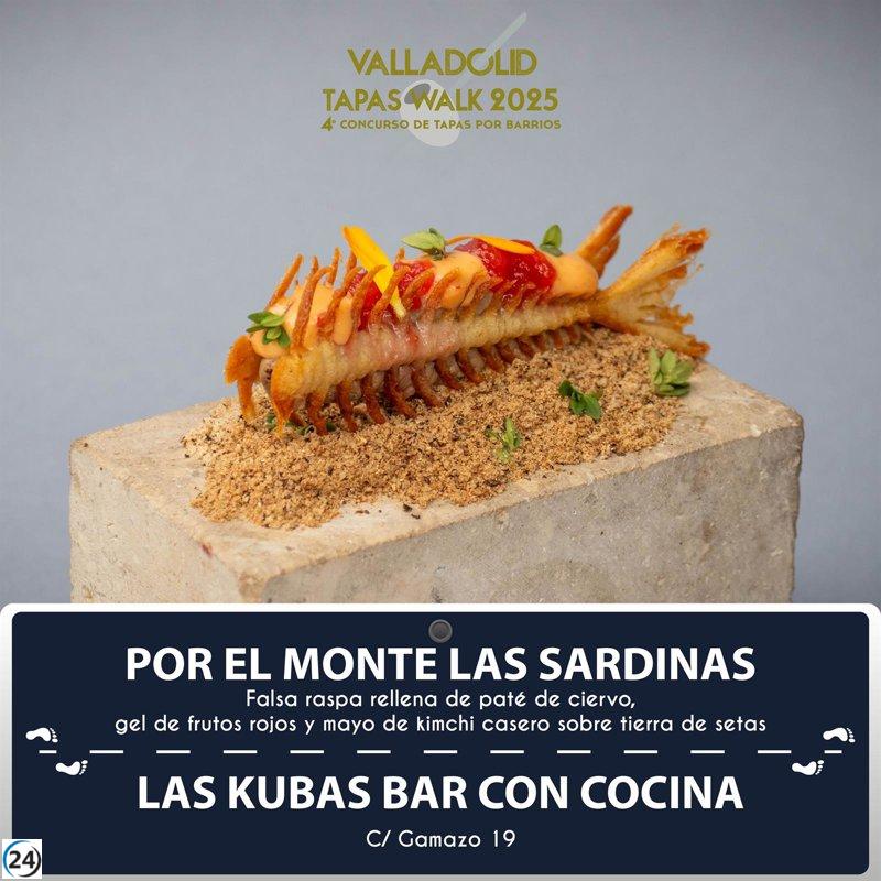 Las Kubas Bar se consagra en el Valladolid Tapas Walk 2025 con su cuarto triunfo.