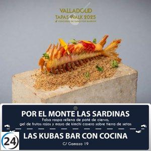 Las Kubas Bar se consagra en el Valladolid Tapas Walk 2025 con su cuarto triunfo.