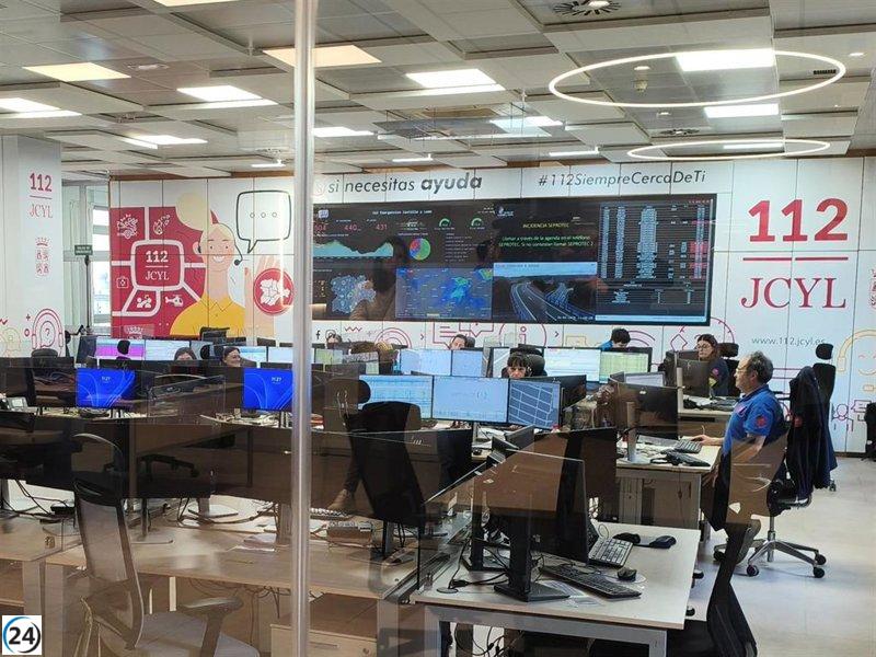 Accidente en Burgos: herido tras caer de una grúa y mujer lesionada por carga que derribó un autobús.