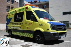 Ataque vandálico en Cubillas de Santa Marta (Valladolid) deja dos heridos tras impactar una piedra contra el parabrisas de un camión.