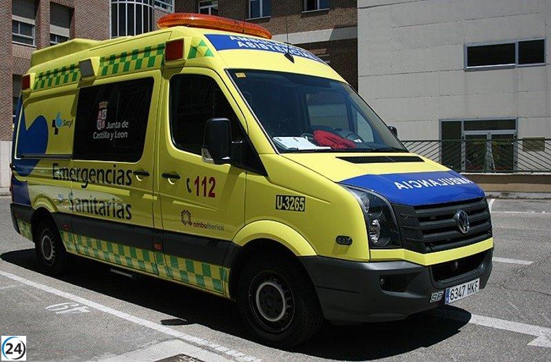 Dos motoristas sufren heridas tras accidente en Cogeces del Monte (Valladolid)