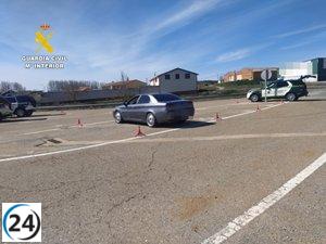 Detenido conductor 198 km/h y drogado con carné expirado.