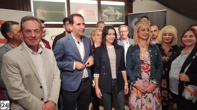 Arrimadas anuncia que Ciudadanos busca revalidar la Alcaldía de Palencia.
